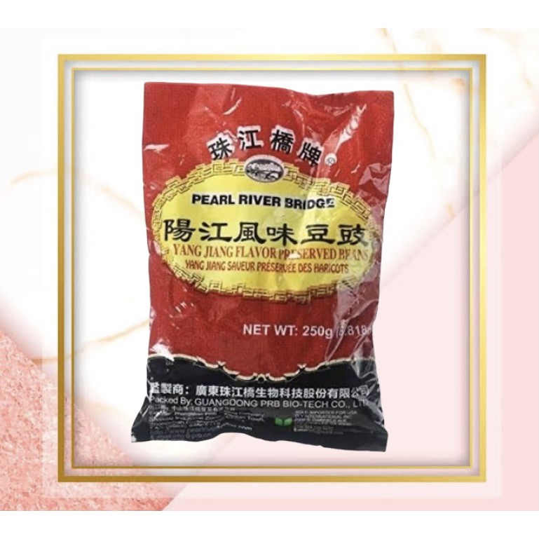 

Pearl River Bridge PRB Yang Jiang Flavour Preserved Beans / Kacang Hitam Bungkusan 250 Gr