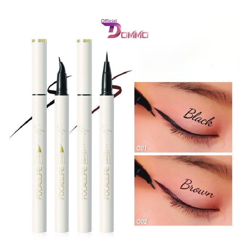 DOMMO - D8128 FCL Lasting Waterproof Eyeliner Liquid - FA200 Eyeliner Liquid