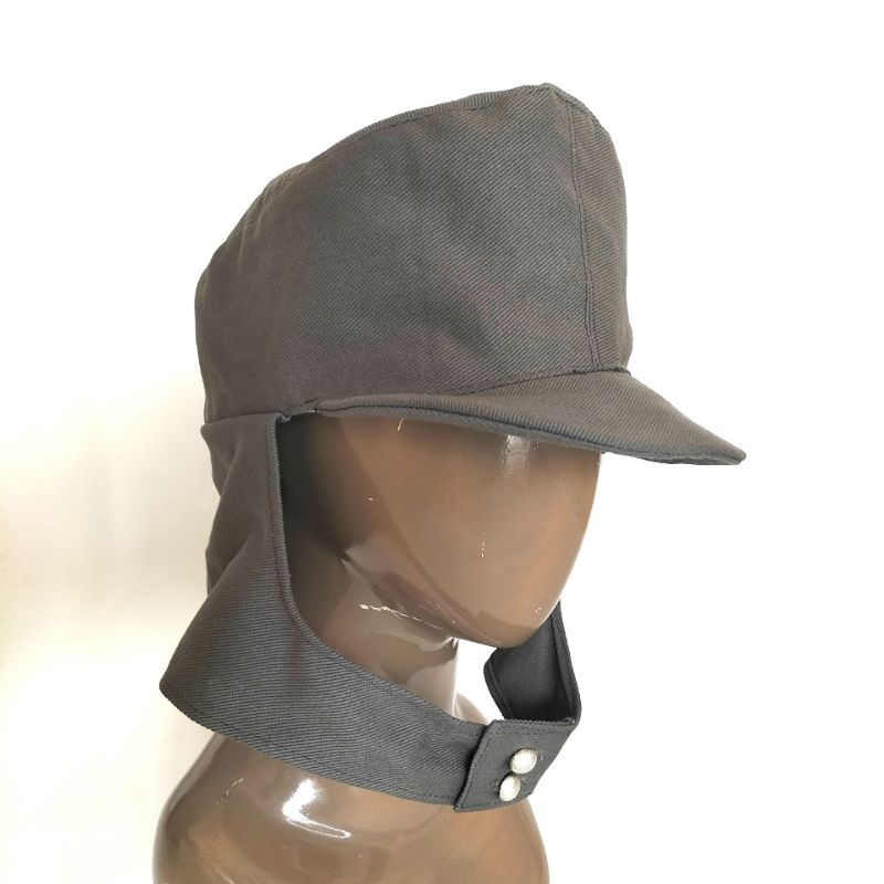 Topi Lapangan Field Cap Jerman WW2 warna Hijau Abu