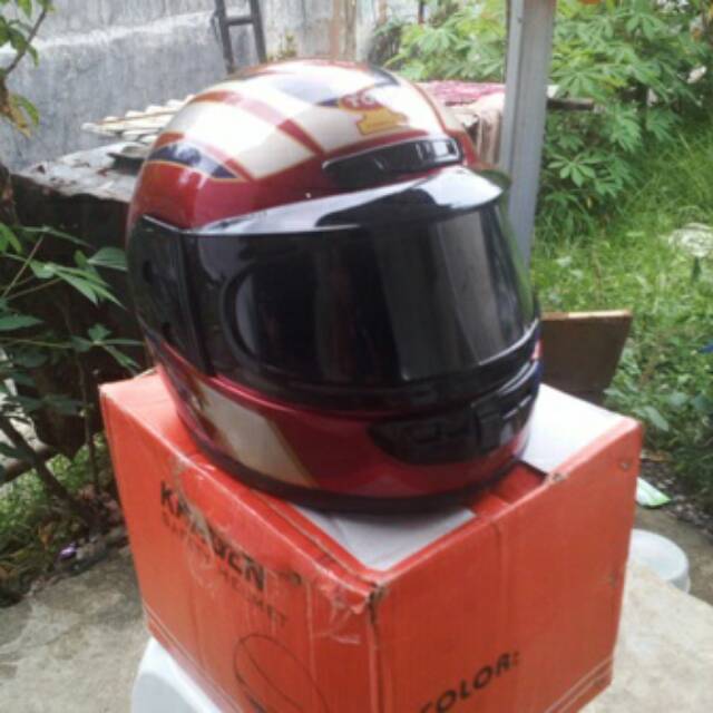 Helm jadul retro classic merk top1 series NOS