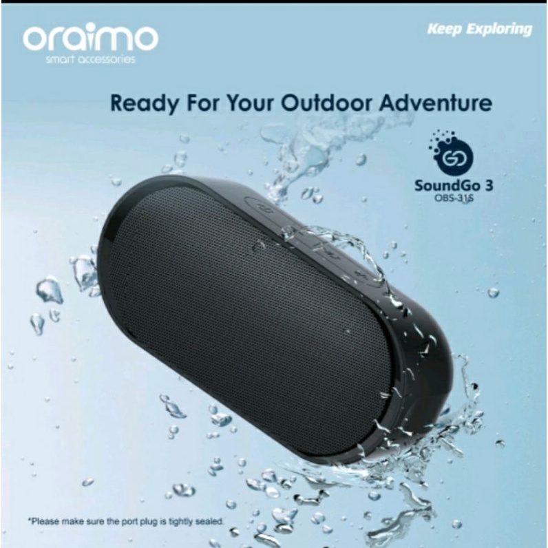 Speaker Bluetooth Portable Wireles Speaker Deep Bass ORAIMO OBS-31S