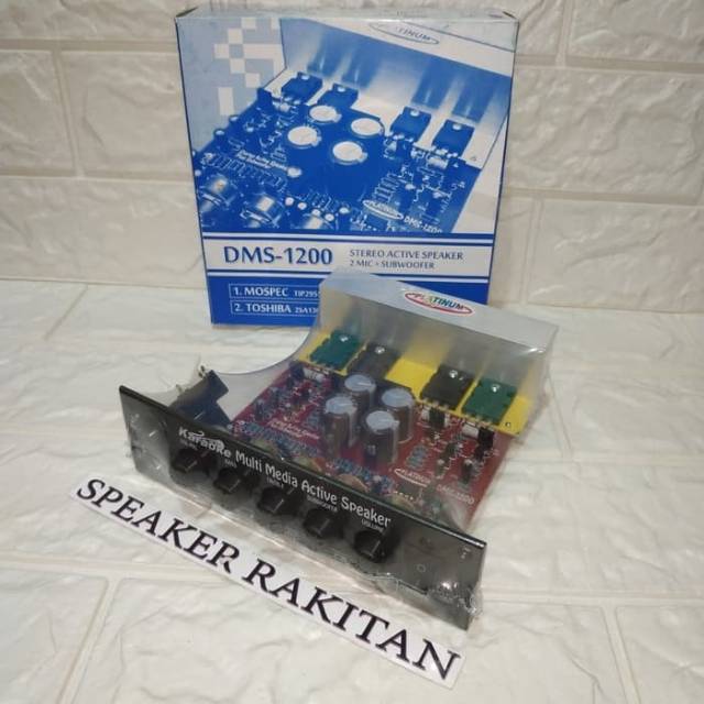 Kit Power Active 2mic + Subwoofer 300watt TR TOSHIBA Stereo DMS-1200