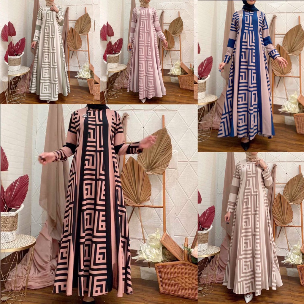 (COD) GAMIS KHALEA PREMIUM CAVALII PRINTING BAJU TRENDY 2021 BAJU ELEGAN BAJU NINOS BAJU TARIS BAJU 