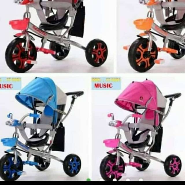 sepeda roda tiga stroller