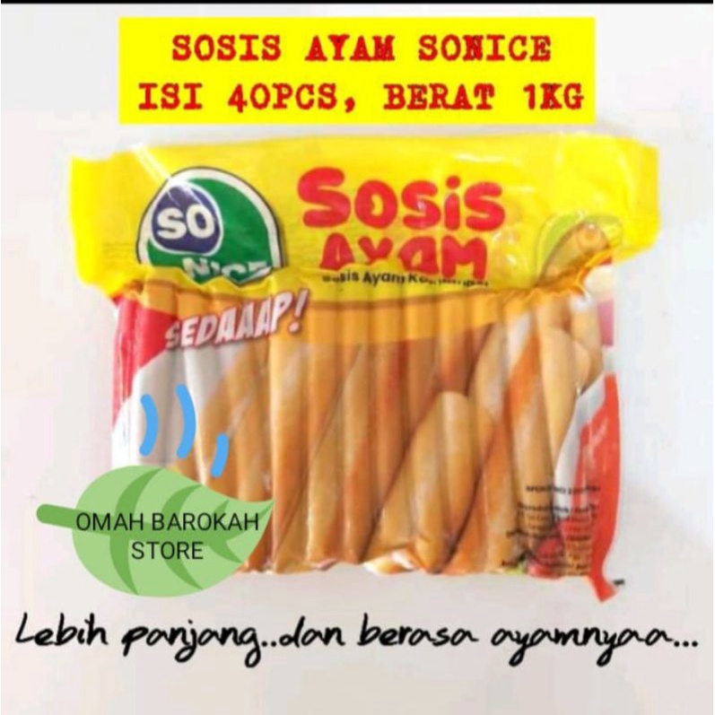 

SOSIS AYAM SOSIS SONICE 1kg