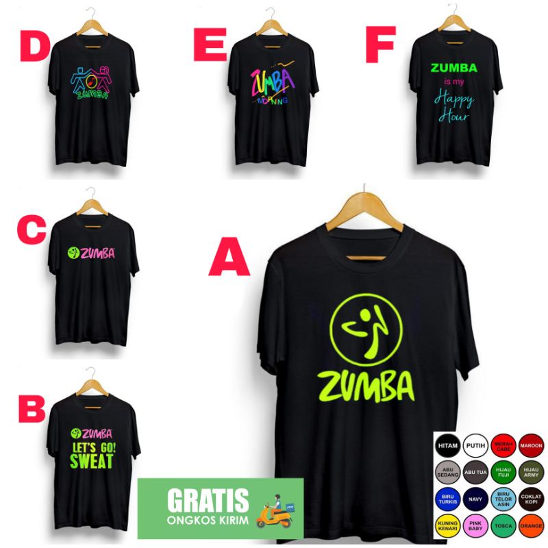 Kaos senam zumba