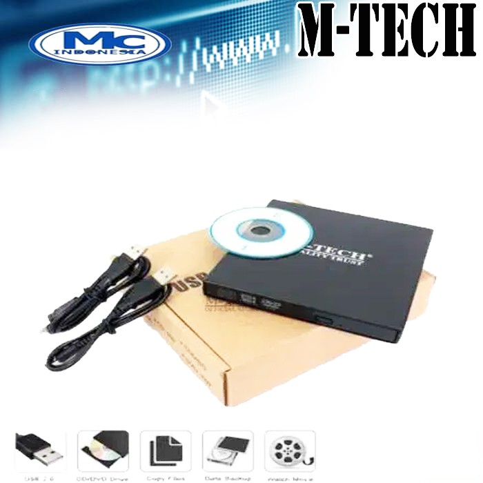 DVD RW External USB 2.0 M-Tech