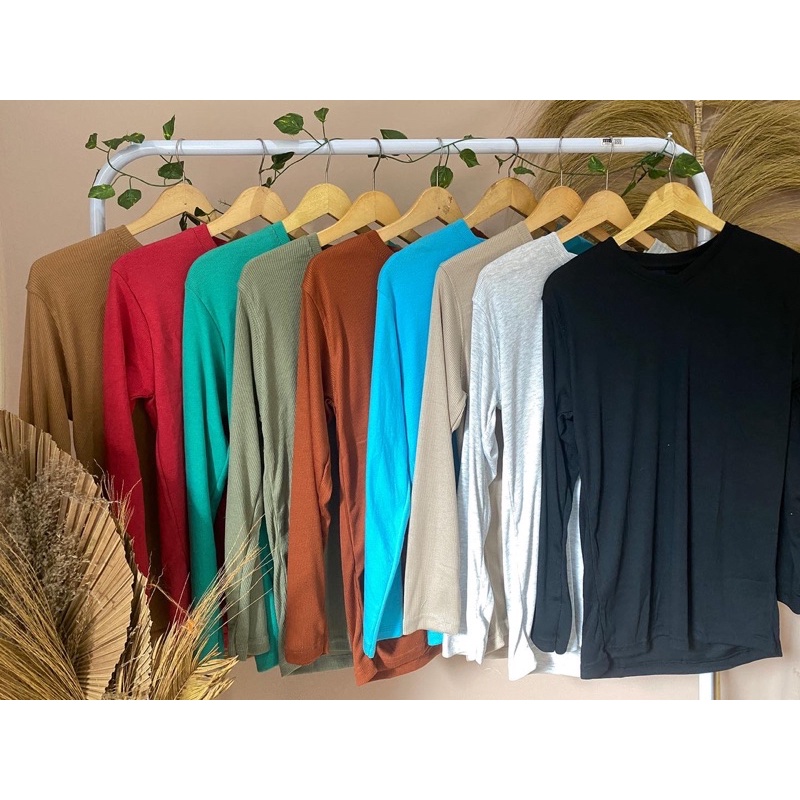 Kaos Rib GAP // kaos polos // kaos panjang