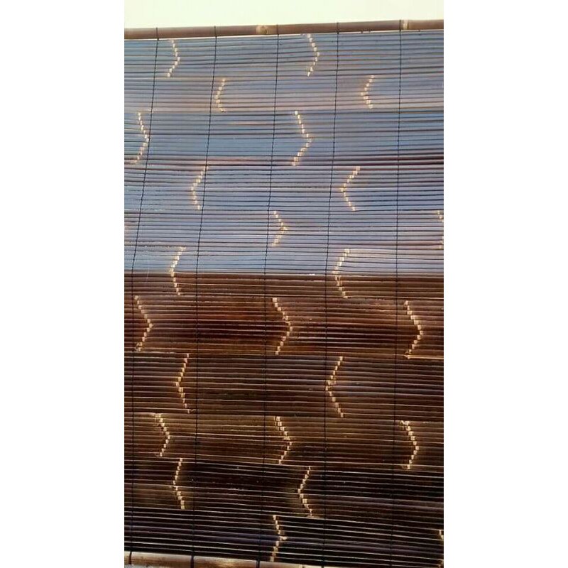 Tirai BAMBU HITAM 2 X 2 Meter kerey Motif alami dari Rose Bambu