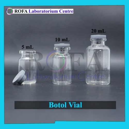 Botol Vial / Botol Sampel / Botol Obat / Botol Larutan / Vial Bottle New lab