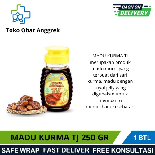 

MADU KURMA TJ 250 GR/MENJAGA STAMINA TUBUH/MENJAGA DAYA TAHAN TUBUH/MENINGKATKAN TROMBOSIT