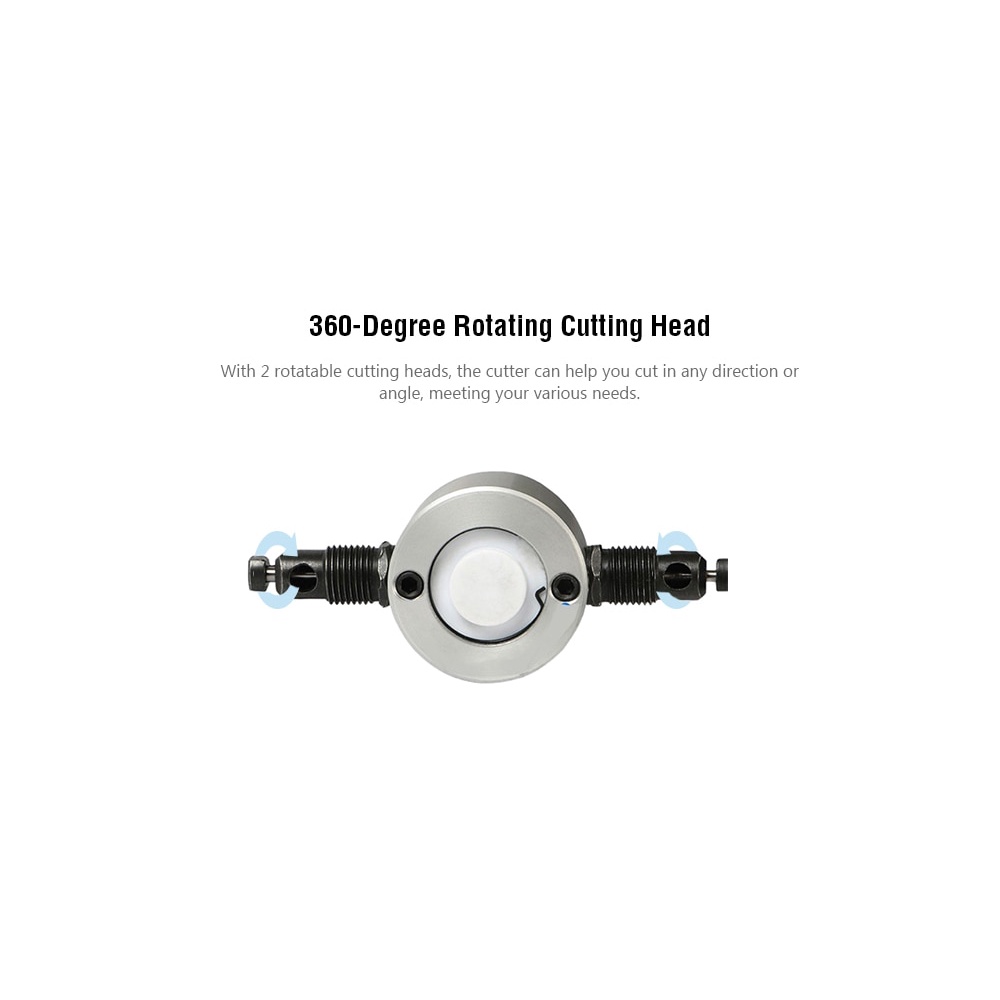 (100% BARANG ORI) VOKPRO Mata Bor Double Head Metal Sheet Cutter 360 Degree - 160A
