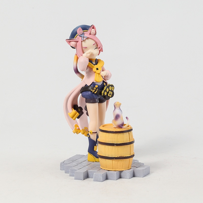 Genshin Mainan Boneka Action Figure Impact Diona Bahan PVC Ukuran 17cm Untuk Koleksi