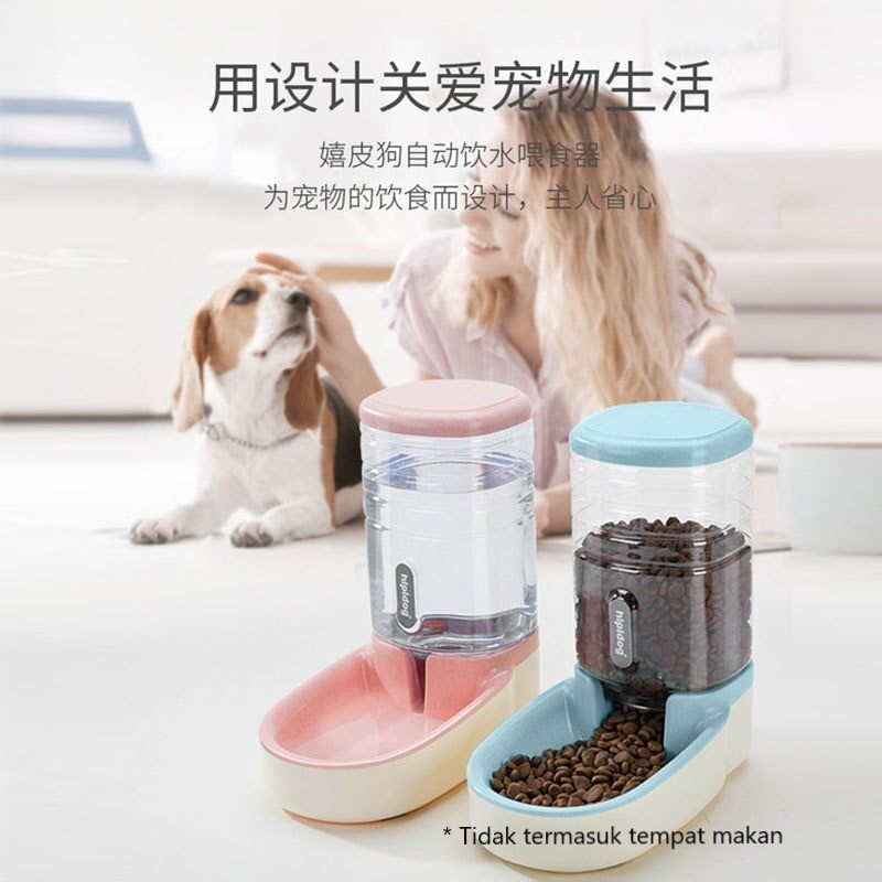 Tempat Minuman Hewan Anjing Kucing Automatic Pet Food Dispenser 3.8L - 18YN4213