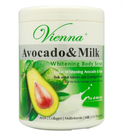 VIENNA BODY SCRUB AVOCADO MILK - 1KG POT