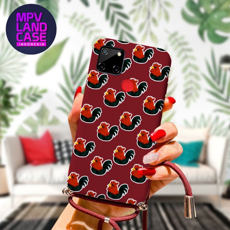 [SGT-02] Softcase Gambar + Tali For Realme C12 | Cassing Hp Realme C12 | Kondom Hp Realme C12