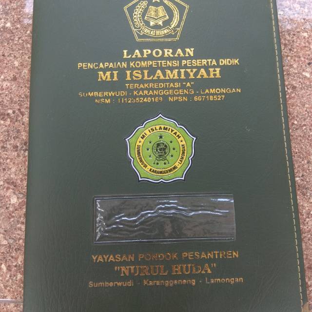 

Map raport/ijazah k13