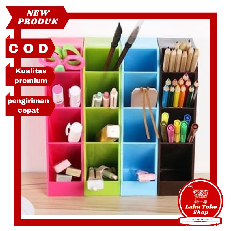 

[LK] MINI RAK HOLDER PAN RAK PULPEN PENCIL MEJA SERBAGUNA