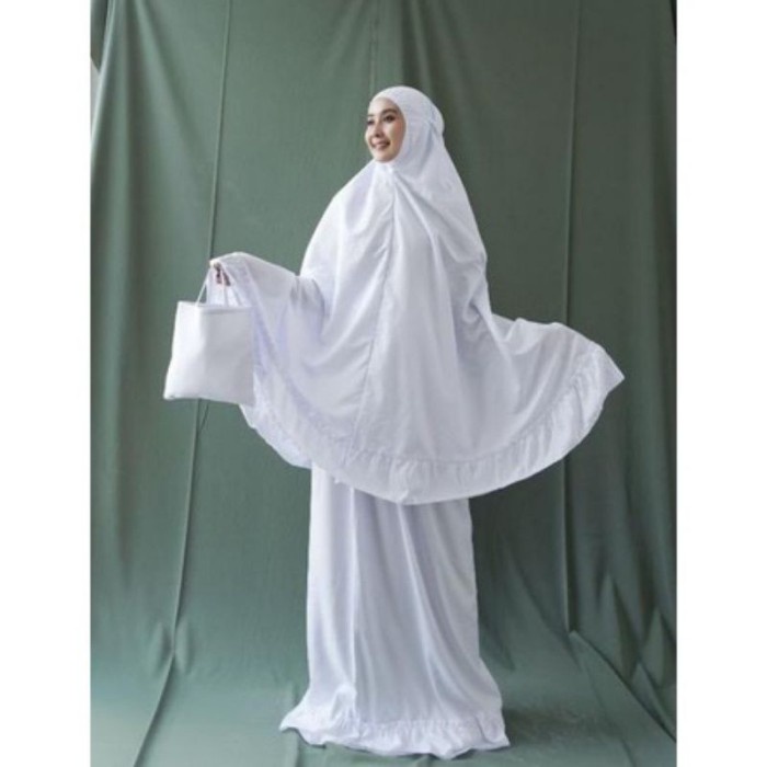 Mukena Dewasa//Mukena kriwill - Putih