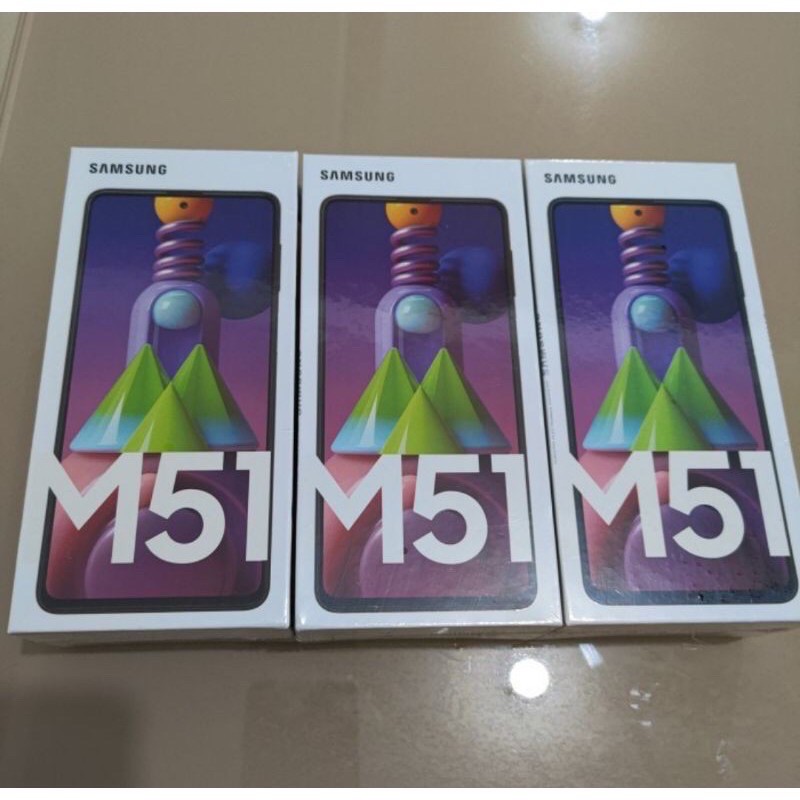 Samsung Galaxy M51 - 8/128 - New . Non Repack. Garansi Resmi SEIN / Samsung M51 Black/White