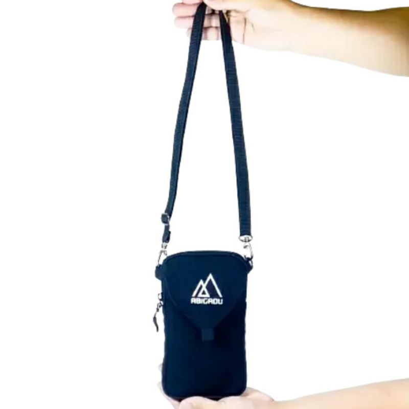 Daily slingphone simple  kanvas Abigadu / hanging wallet / tas selempang / tas handphone / gantungan leher / tas selempang pria wanita / dompet hp / tas selempang handphone | abigadu