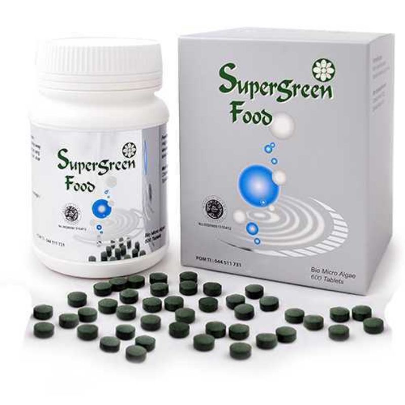 600 tablet Super Green Food Halal