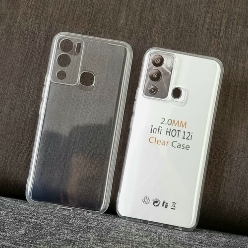INFINIX HOT 12i CLEAR CASE 2.0MM SOFTCASE ULTRA CLEAR INFINIX HOT 12i HIGH QUALITY