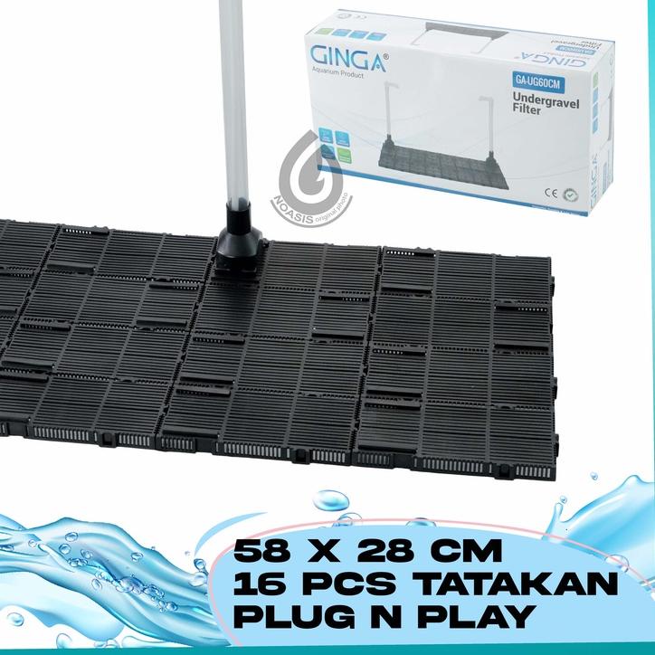 ۞ FILTER AKUARIUM AQUASCAPE AKUARIUM UNDERGRAVEL ARMADA 60 CM ➨