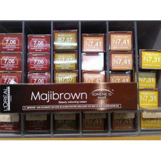  LOREAL  MAJIBROWN  OXIDAN CAT  RAMBUT  HAIR COLOR SEMIR 