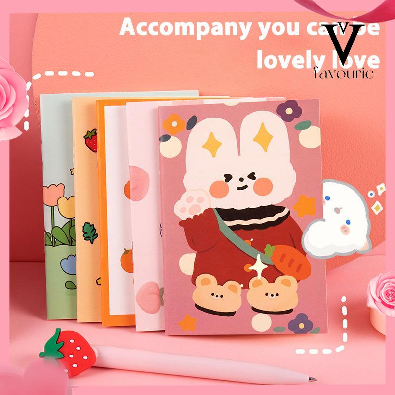 [COD]Buku Kecil yang Lucu Perlengkapan Kantor Notepad Alat Tulis Siswa Portable Mini Notebook Notepad-FA