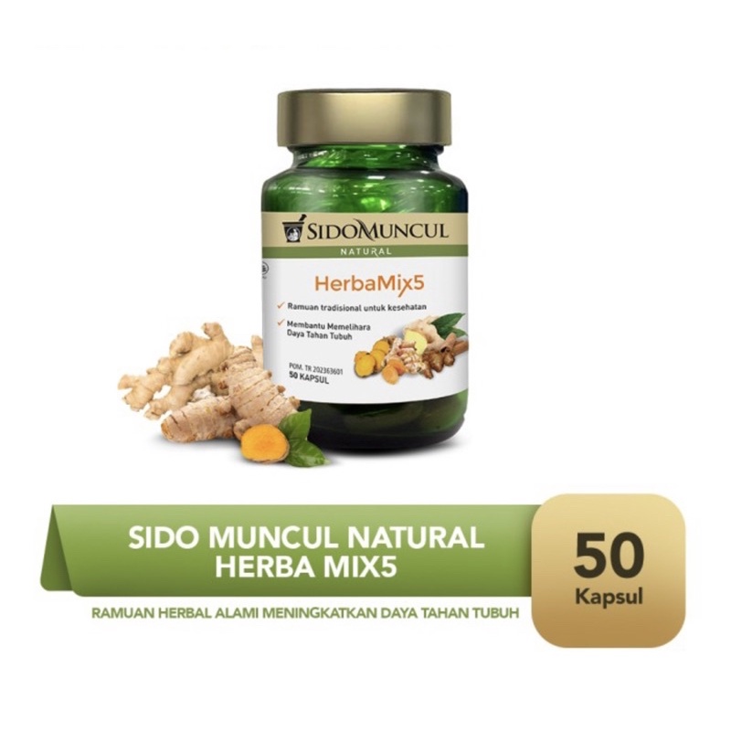 Sidomuncul herbamix5 isi 50 ( herbal empon2 menjaga kesehatan tubuh )
