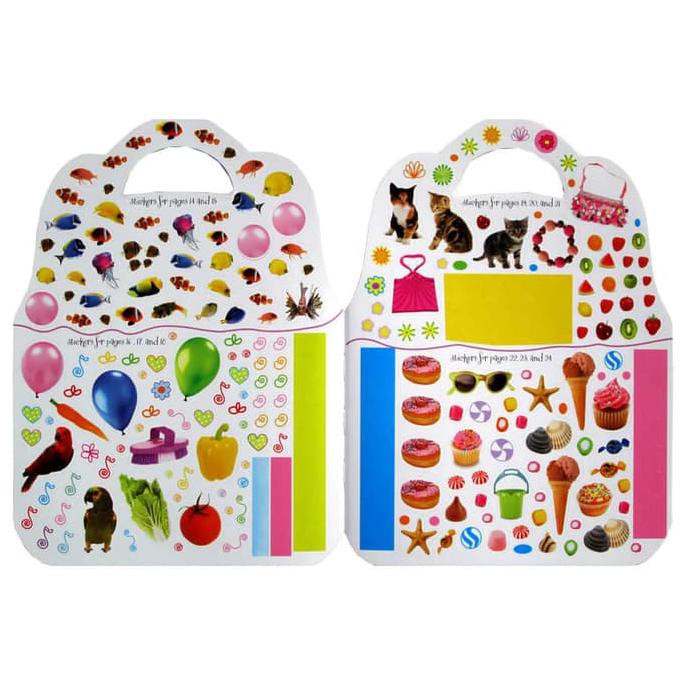 

My Girly Swirly Backpack Sticker Bag Book With Over 1000 Stickers