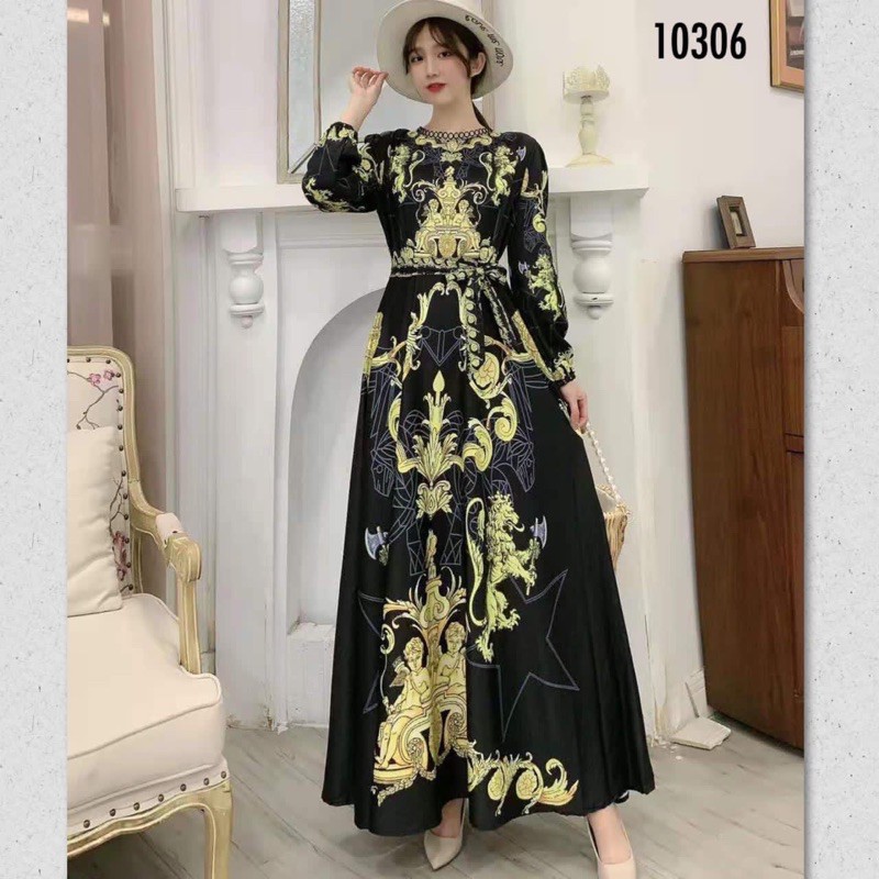 Dress import bangkok premium Long dress premium import bkk china