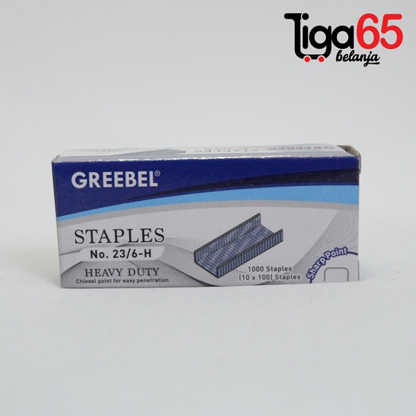 365 GREEBEL ISI STAPLES #80015 Refil / Isi Staples Steples Hekter GREEBEL