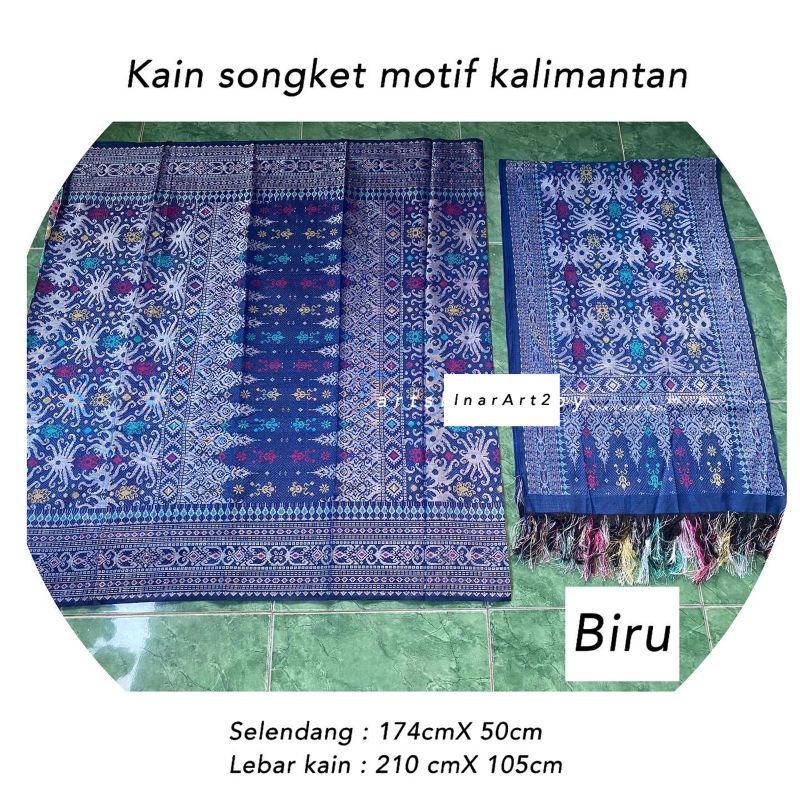 KAIN SONGKET MOTIF KALIMANTAN