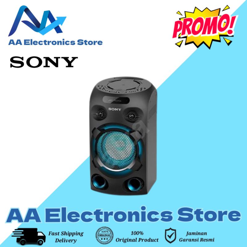 SONY MHC-V02 AUDIO SYSTEM HIGH POWER BLUETOOTH SPEAKER PORTABLE MHCV02
