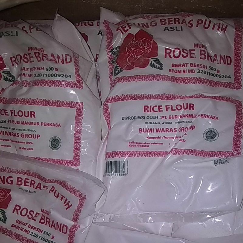 

tepung beras rose brand 500gr