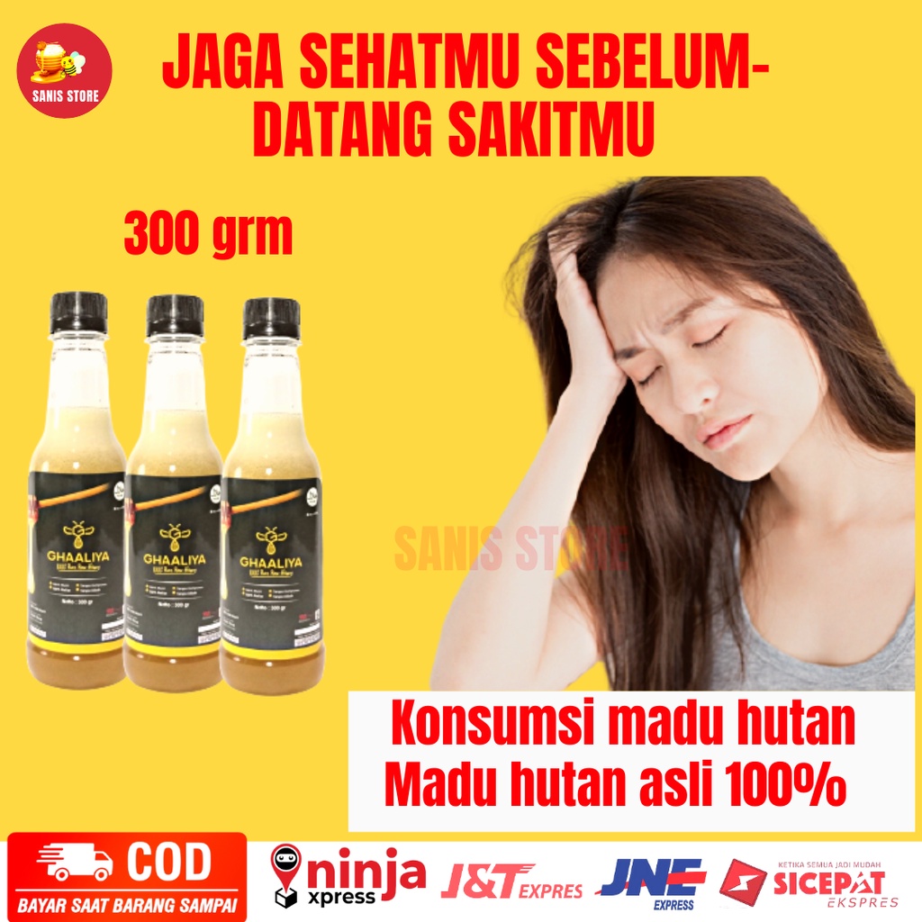 

Madu Hutan Murni Asli 100% Original Alami Tanpa Campuran Suplemen Untuk Meningkatkan Imun Tubuh Pria Dan Wanita/300Gr