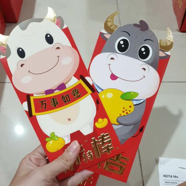 

[COD] ANGPAO PANJANG IMLEK SHIO SAPI / KERBAU FUNGPAU HONGBAO BESAR TAHUN 2021 MURAH 3D P29