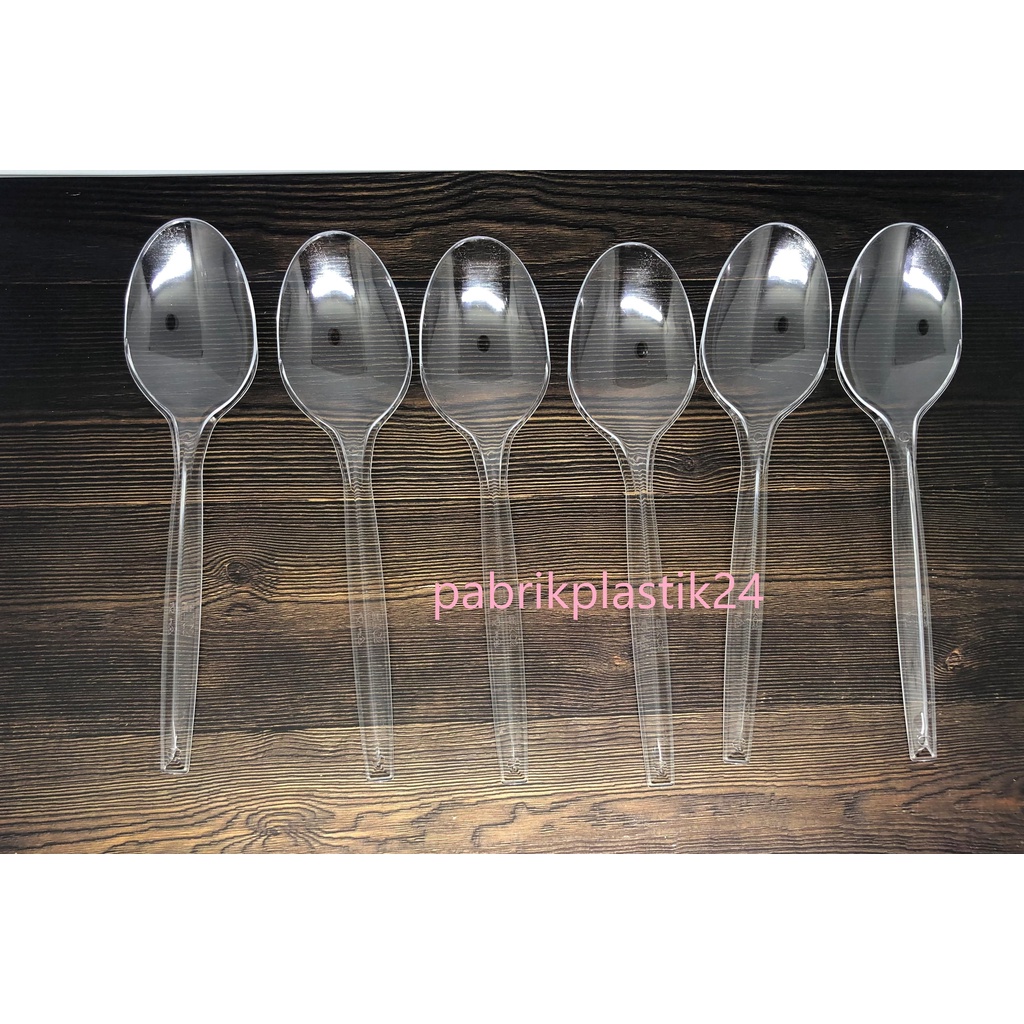 SENDOK / garpu MAKAN BENING 16cm (SATUAN)