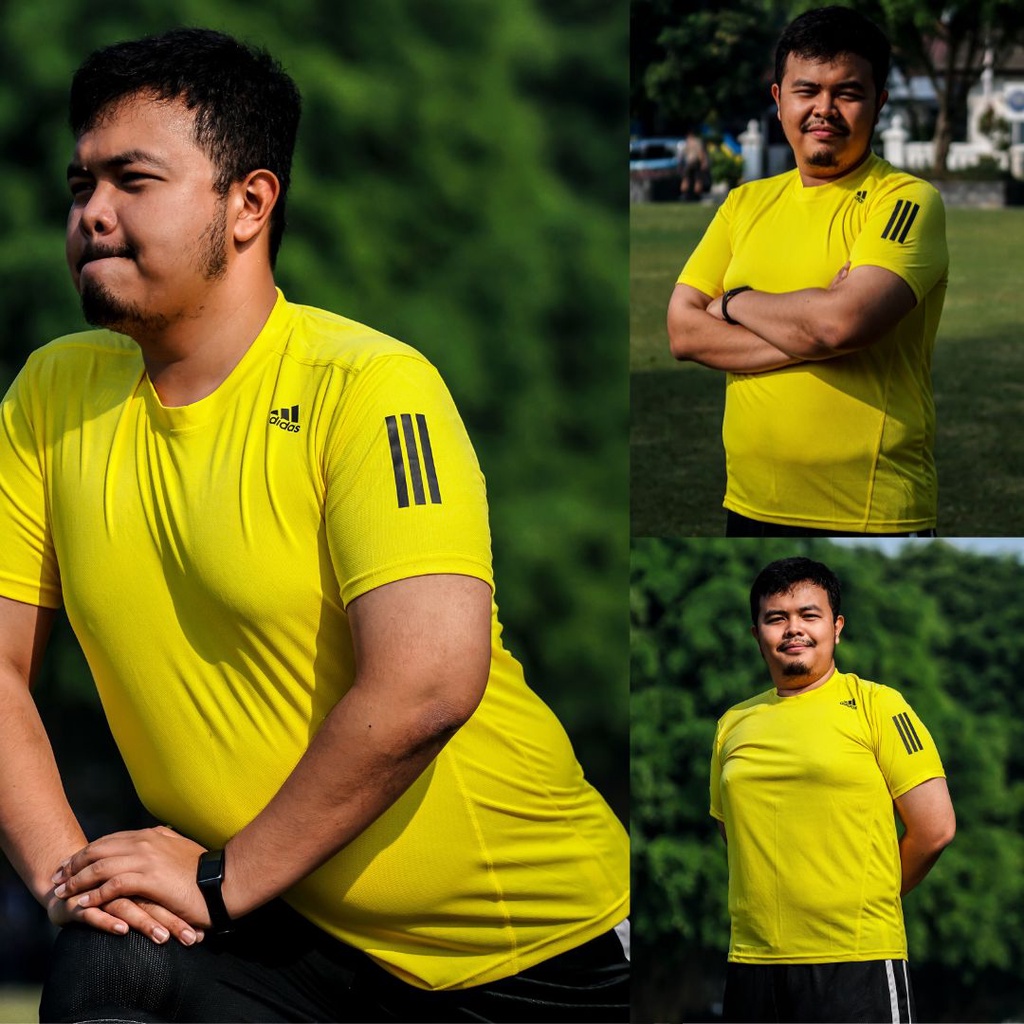 KAOS OLAHRAGA JUMBO 01 PRIA RUNNING TENNIS GYM BELADIRI