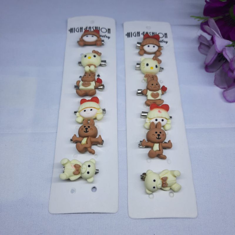 Bros Dagu Kecil Bros Boneka Lucu Isi 6pcs