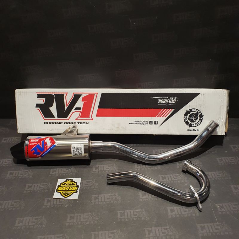 Knalpot Norifumi RV1 Shorty Rv1 Honda CRF 150 L CRF150 Original