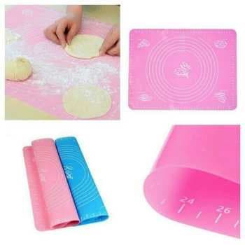 

KUE-PENGHIAS-ALAT- 40X30CM SILMAT SILICONE FONDANT MAT ADONAN ROLL FONDANT CAKE KUE CHEF - 50X40