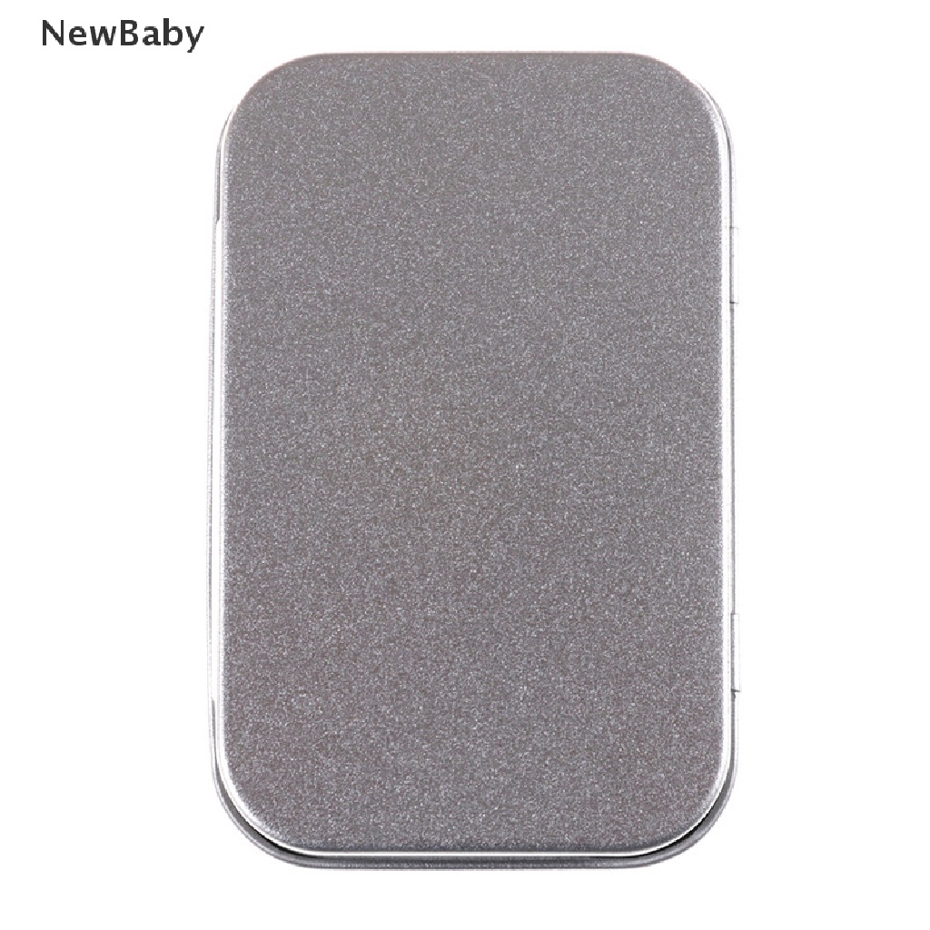 Newbaby Kotak Kaleng Penyimpanan Koinpermenkunci Model Flip Bahan Metal Ukuran 95x60 X 20mm