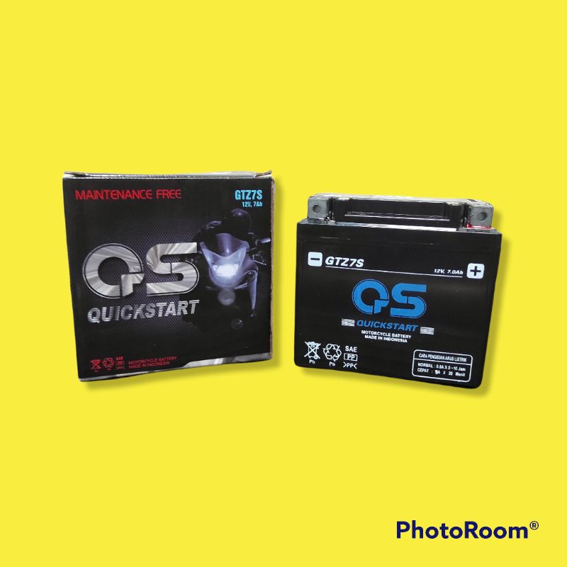 AKI MOTOR KERING GTZ7S QS Vario150 Satria FU Nmax Pcx