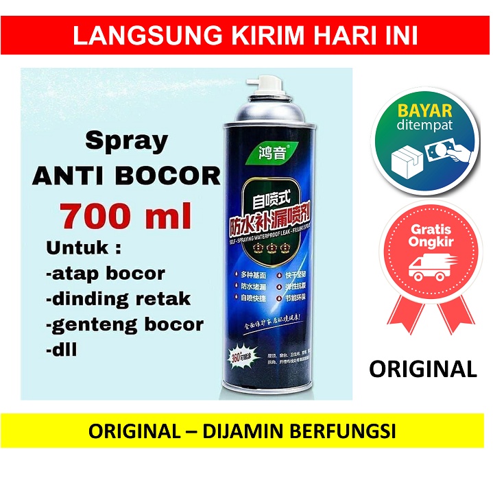 [ KOKO ] Spray Anti Bocor Waterproof 700ml Sprai Seal Lem Penambal Bocor Semprotan Ajaib Magic 700 m