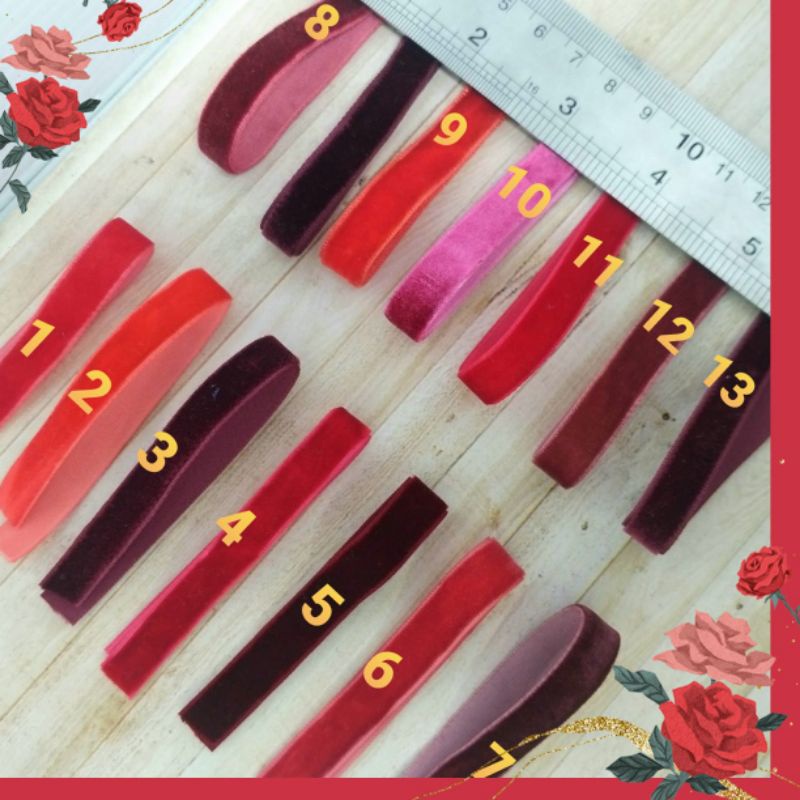 

PITA BLUDRU LEBAR 1CM VARIAN WARNA MERAH HARGA 30.000/PISC/15 METER