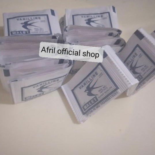 

Vanilline cap walet sachet vanili walet