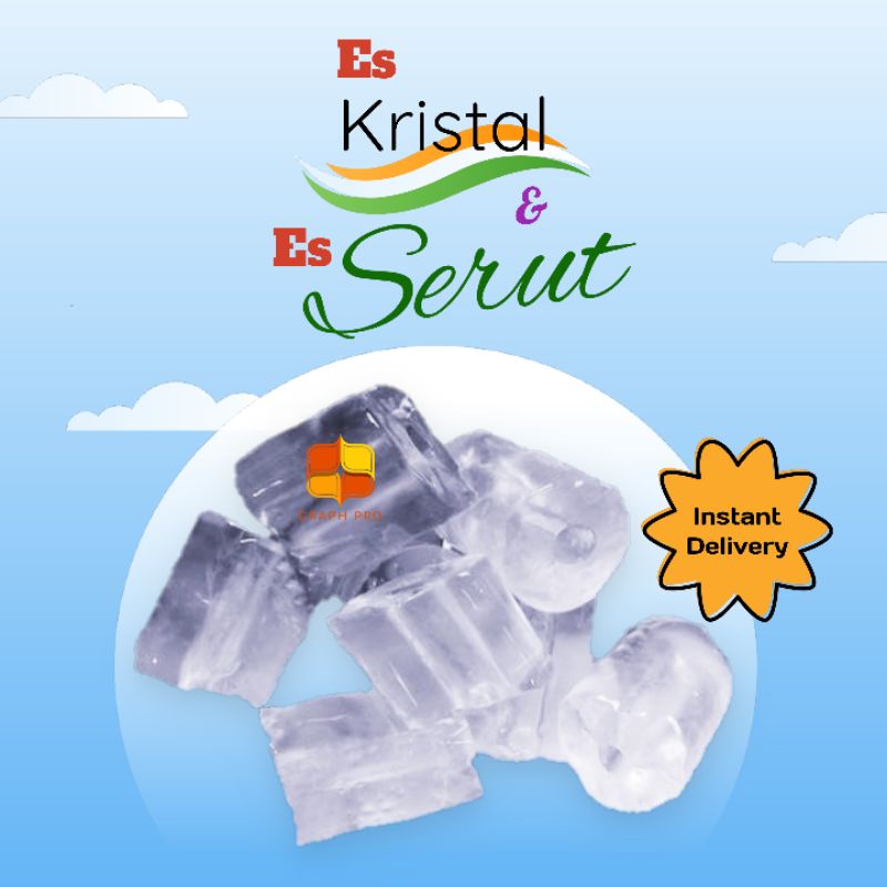 Jual Es Batu Kristal And Es Batu Serut 20 Kg Shopee Indonesia